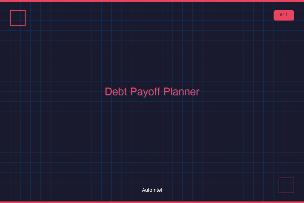 Debt Payoff Planner — Snowball & Avalanche Calculator