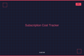 Subscription Cost Tracker & Optimizer — Excel Workbook