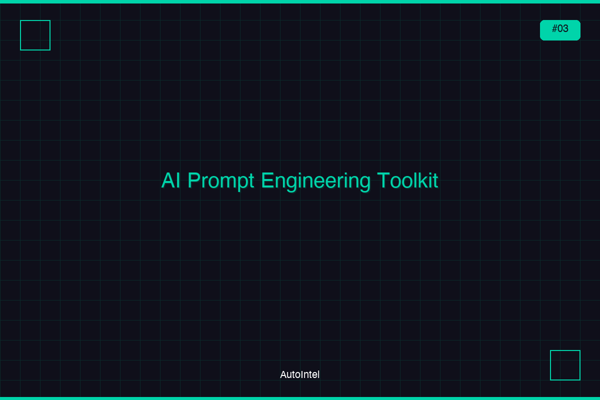 AI Prompt Engineering Toolkit — 40+ Proven Prompt Templates & Frameworks
