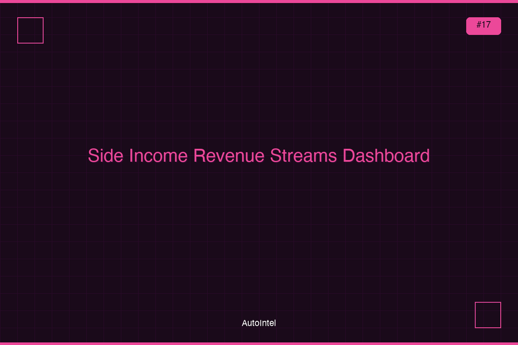 Side Income & Multiple Revenue Streams Dashboard — Excel Workbook