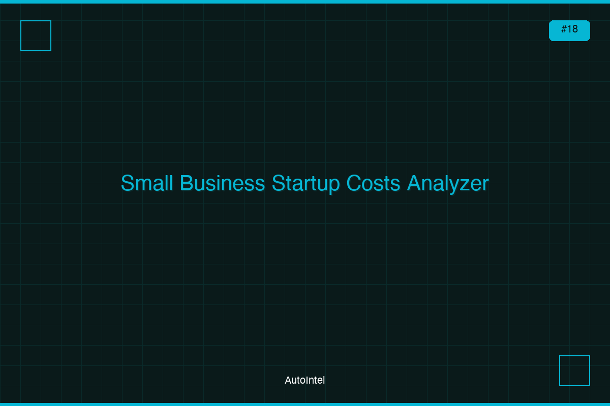 Small Business Startup Costs & Break-Even Analyzer — Excel Workbook