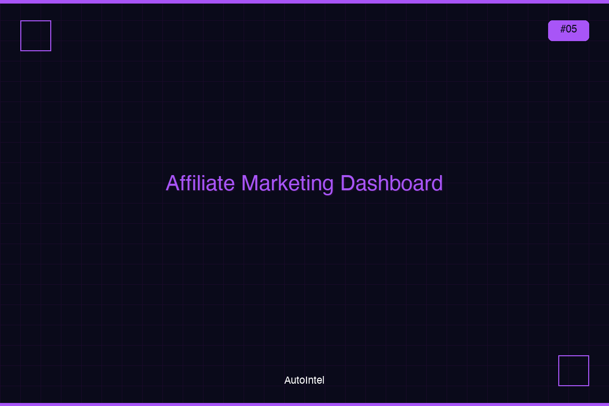 Affiliate Marketing Commission & Revenue Dashboard — Complete Excel Workbook